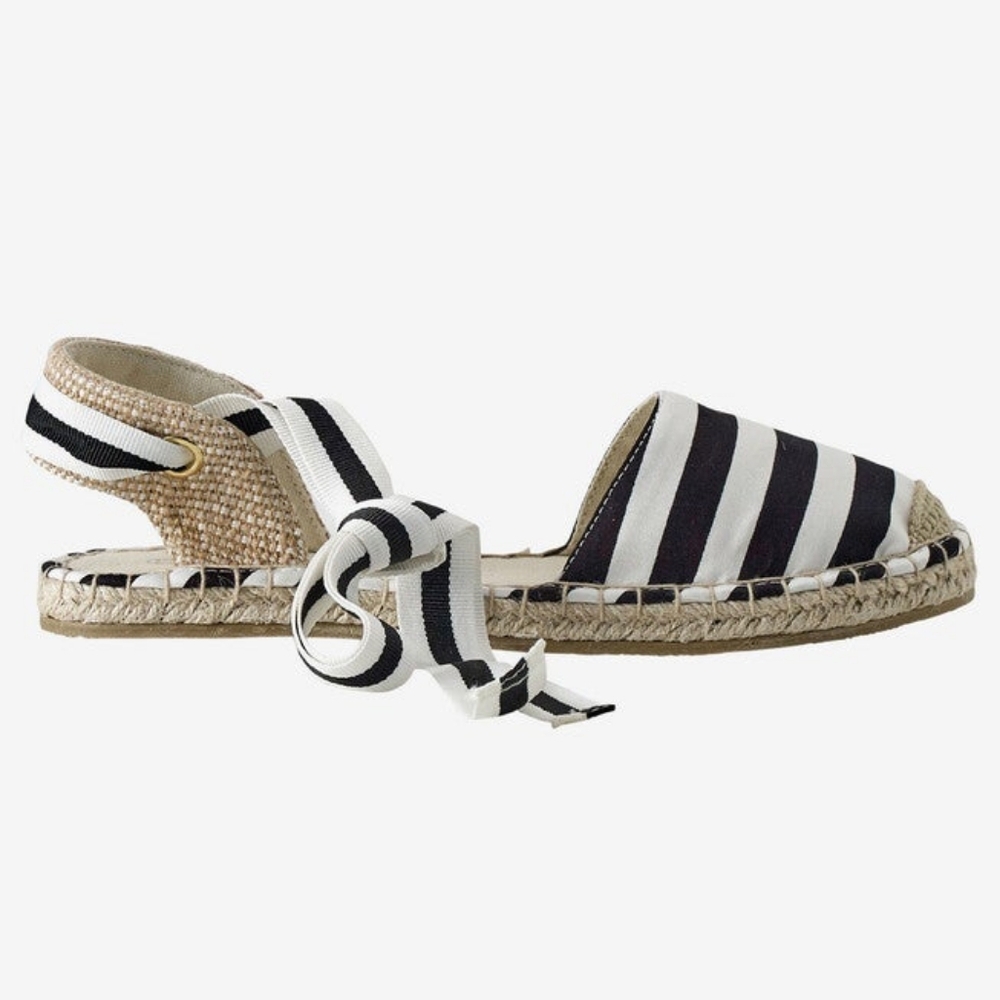 NIB Lace-Up Flat Espadrilles
